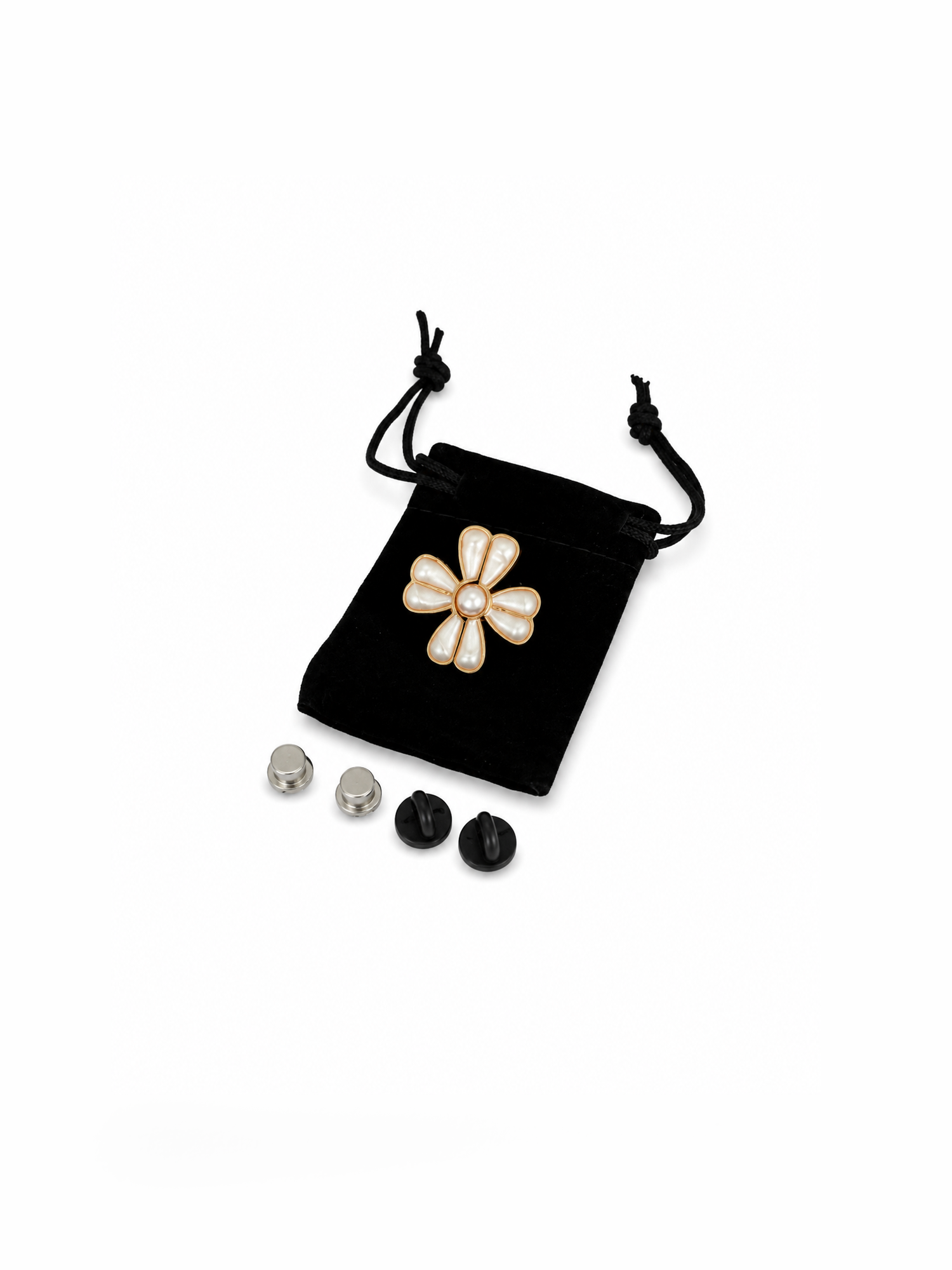 Flor de Ocho Pétalos – Pin Ajustador de cintura para jeans y pantalones