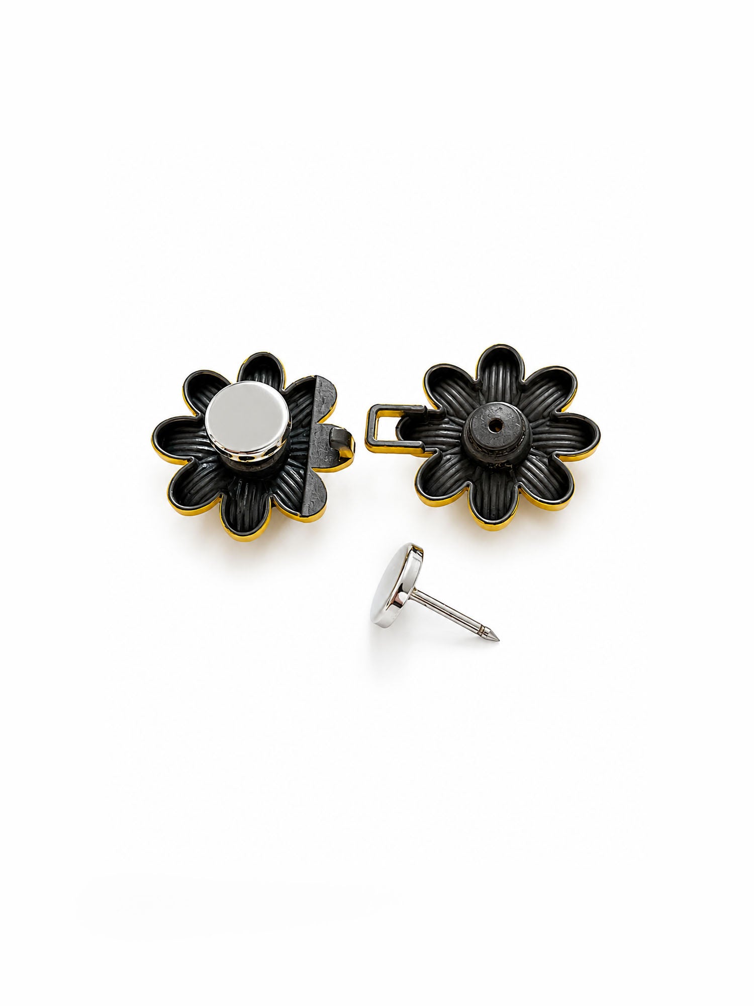 Retro Flower Waist Pin Adjuster - Jeans Tightener