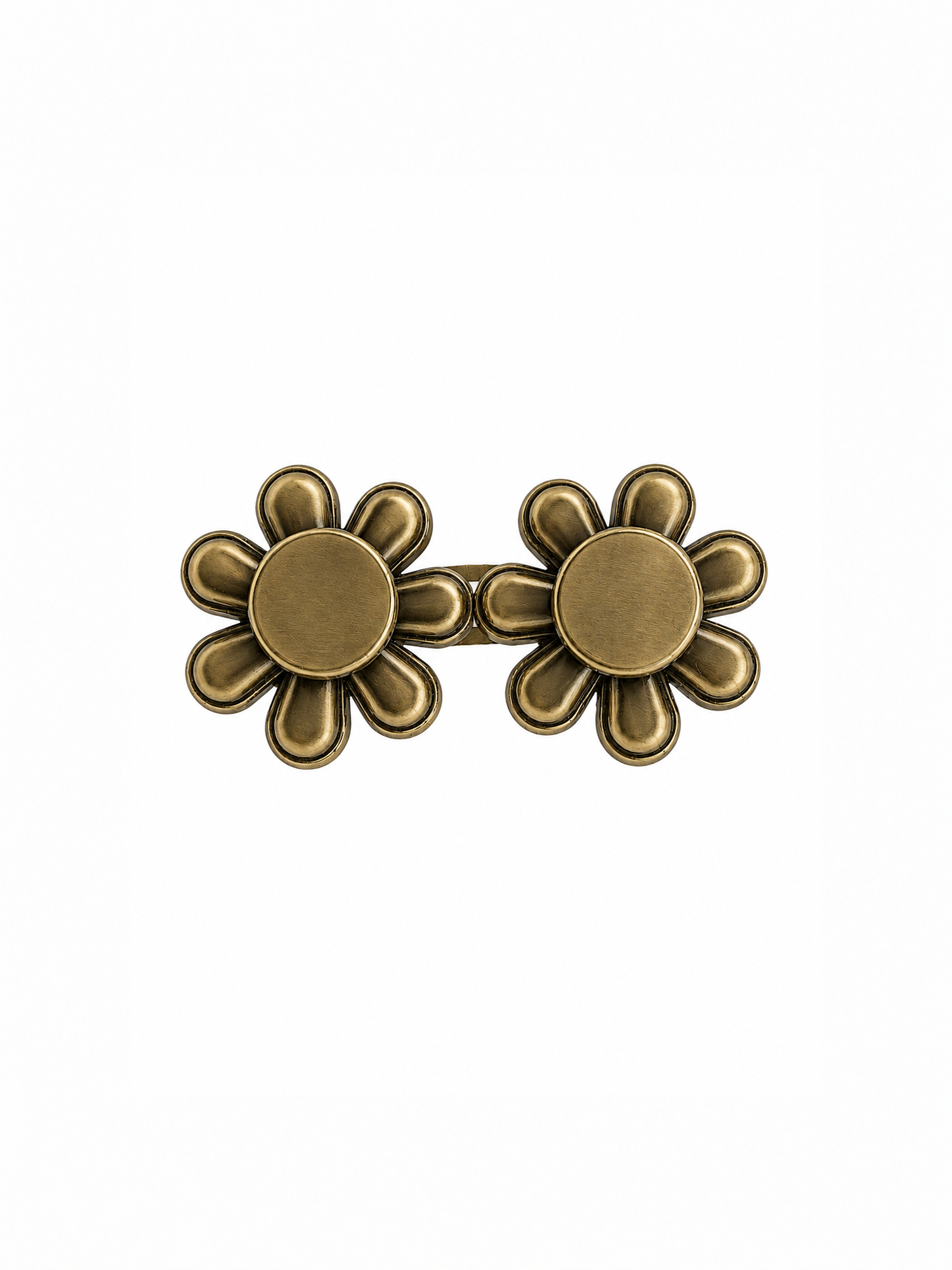 Spilla regolatrice per la vita a fiore metallico – Stringi jeans