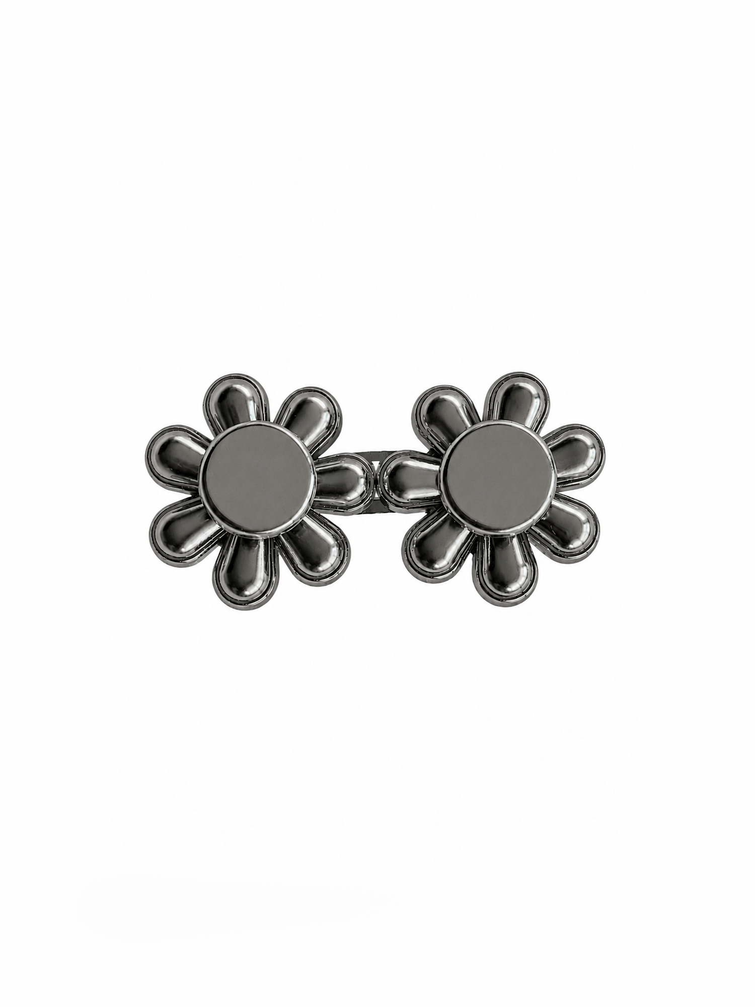 Spilla regolatrice per la vita a fiore metallico – Stringi jeans