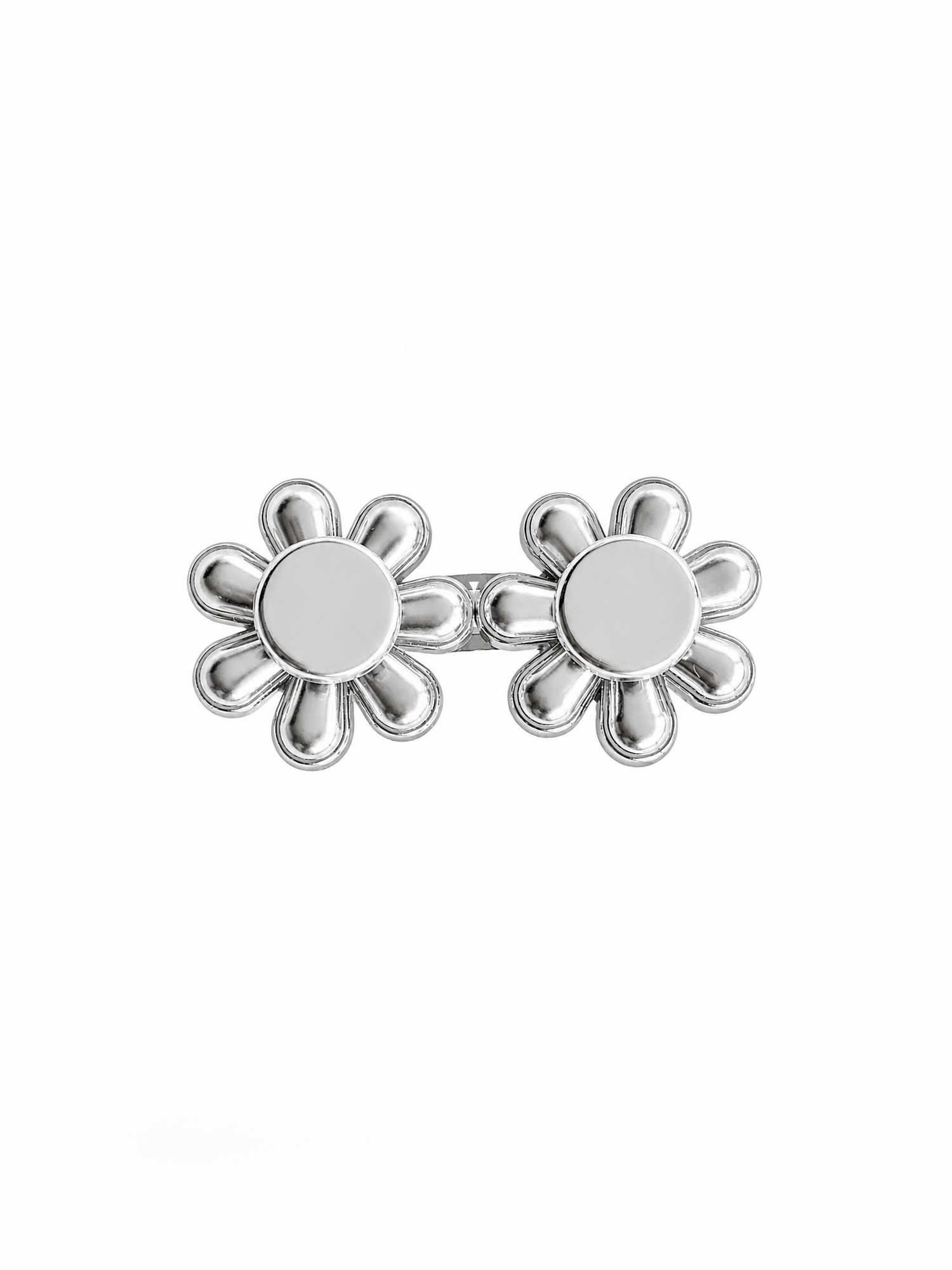 Spilla regolatrice per la vita a fiore metallico – Stringi jeans