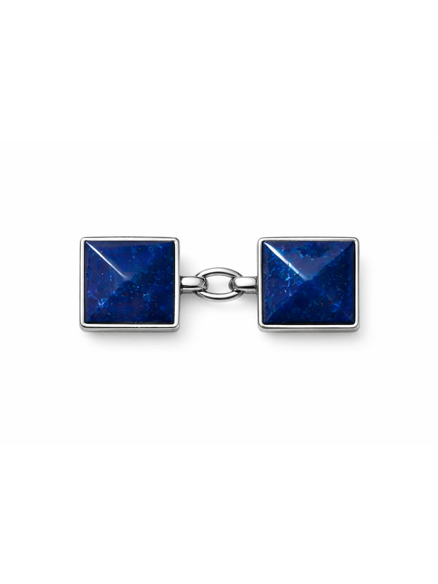 Gem Square - Lapis Lazuli & Silver