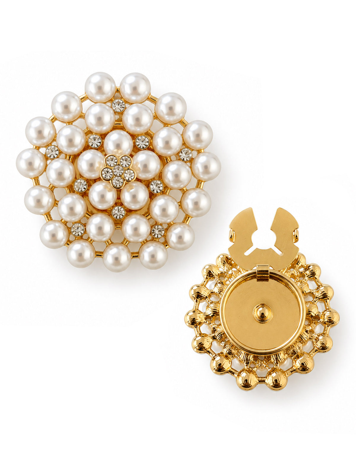 Pearl Bloom Button Cover Set