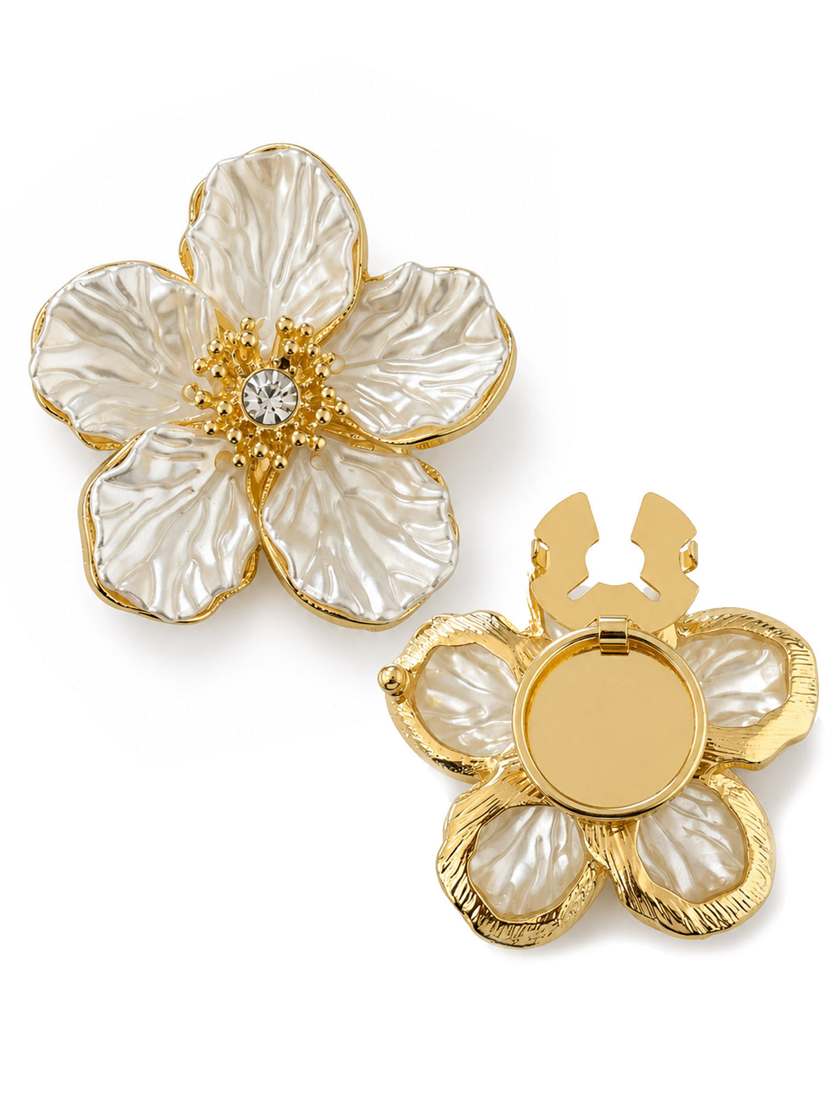 Magnolia Flower Button Cover Set
