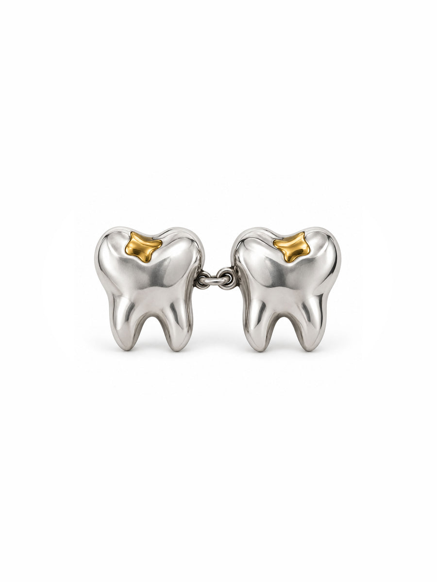 Metallzahn – Silber/Gold